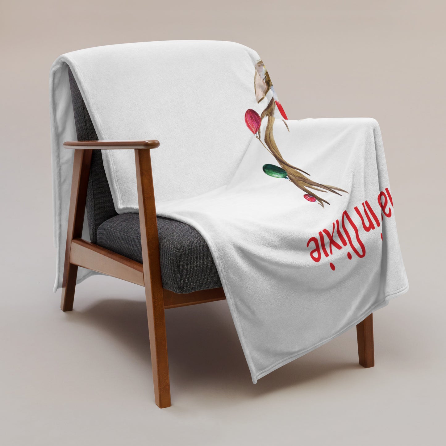 Christmas in Dixie Throw Blanket